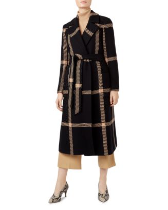 HOBBS LONDON Florina Check Coat - Exclusive | Bloomingdale's