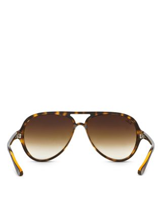  Brow Bar Aviator Sunglasses, 59mm