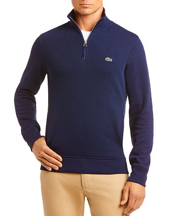 Lacoste Quarter-Zip Classic Fit Sweater | Bloomingdale's