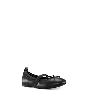 Nina Girls' Esther-t Patent Ballet Flats - Walker, Toddler In Black Smooth