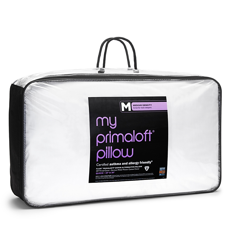 Bloomingdale's My Primaloft Asthma & Allergy Friendly Medium Down Alternative Pillow, Queen - Exclusive In White