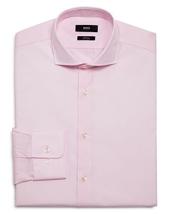BOSS Solid Slim Fit Dress Shirt | Bloomingdale's