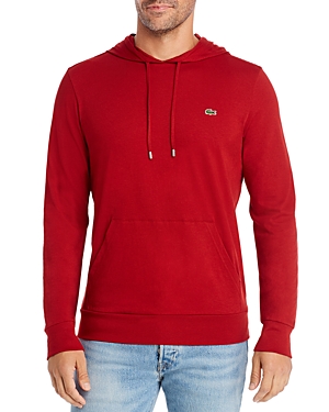 LACOSTE JERSEY LONG-SLEEVE HOODED TEE,TH9349