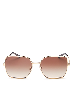 Women's Square Sunglasses, 57mm