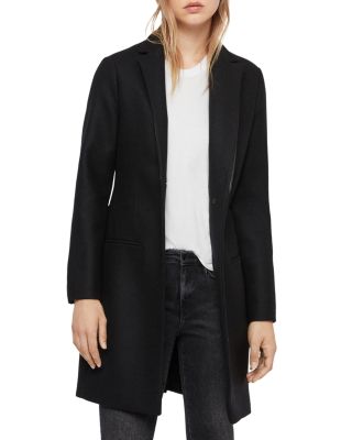 all saints leni check coat