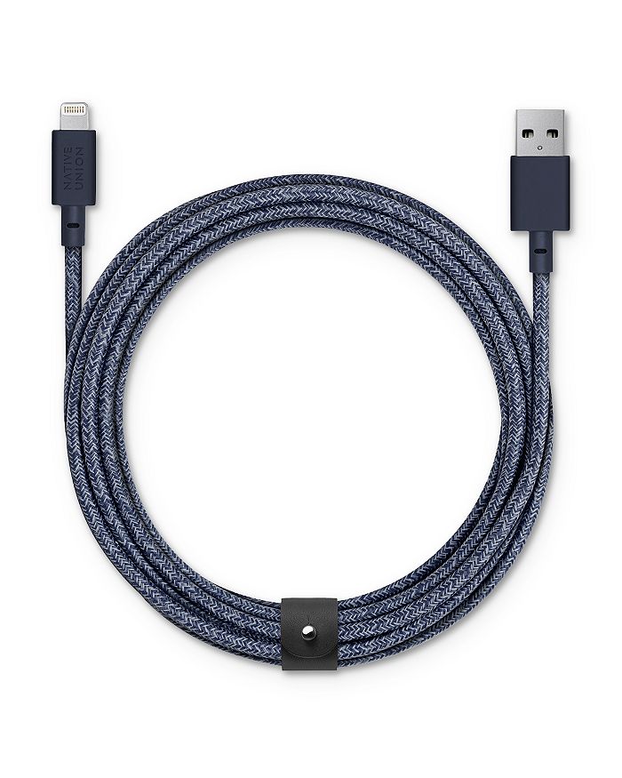 Native Union Cosmos Belt Cable, 10' In Navy