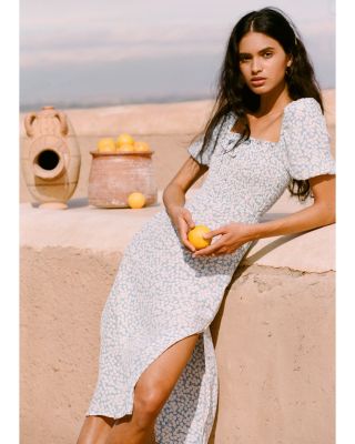 faithfull the brand majorelle midi dress