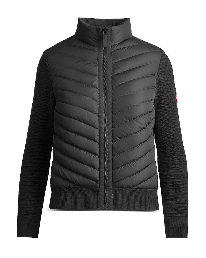 Canada Goose Hybridge Paneled Wool And Quilted Shell Down Jacket In