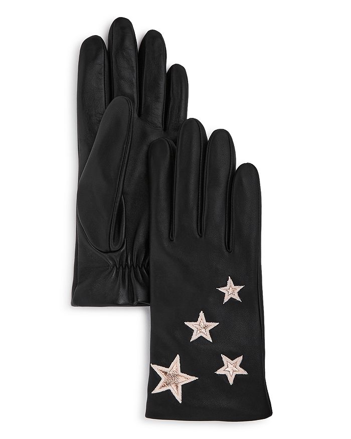 Aqua Star Leather Tech Gloves - 100% Exclusive In Black