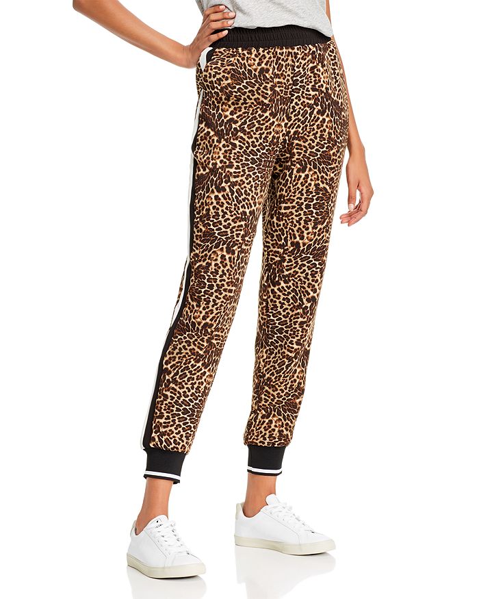 AQUA Cheetah Print Jogger Pants 100 Exclusive Bloomingdale s
