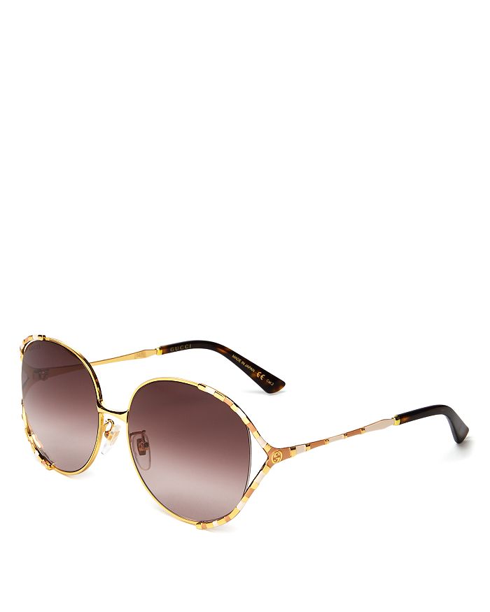 Gucci Round Sunglasses, 59mm