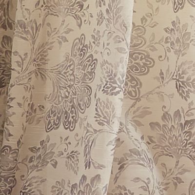 Westport Floral Tie-Top Sheer Curtain Panel