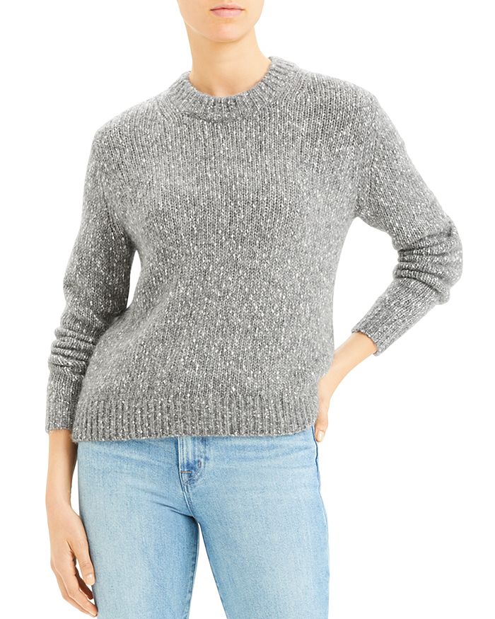 THEORY SPECKLED KNIT SWEATER,J0914708