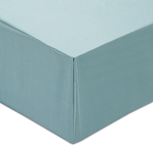 Shop Gingerlily Silk Solid Fitted Sheet, King In Teal