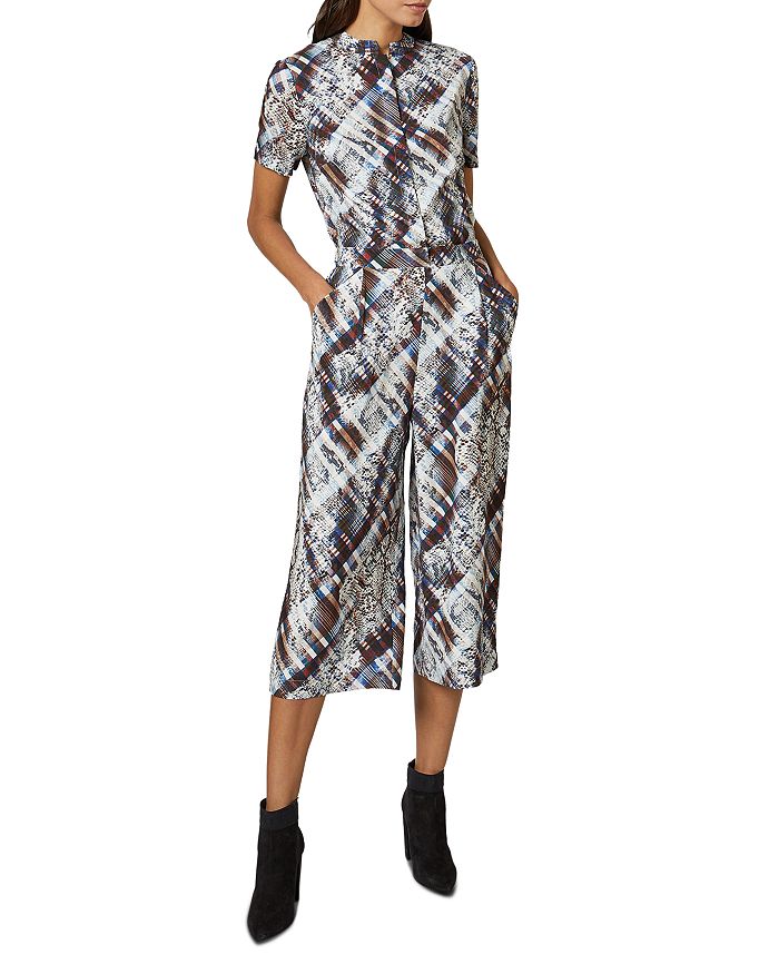 TED BAKER BALAY MIXED-PRINT JUMPSUIT,WMT-BALAY-WC9W