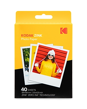 Zink Photo Paper, 3.5 x 4.25, Pack of 40