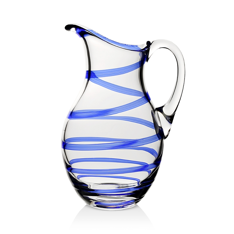 William Yeoward Crystal Bella Pitcher In Blue