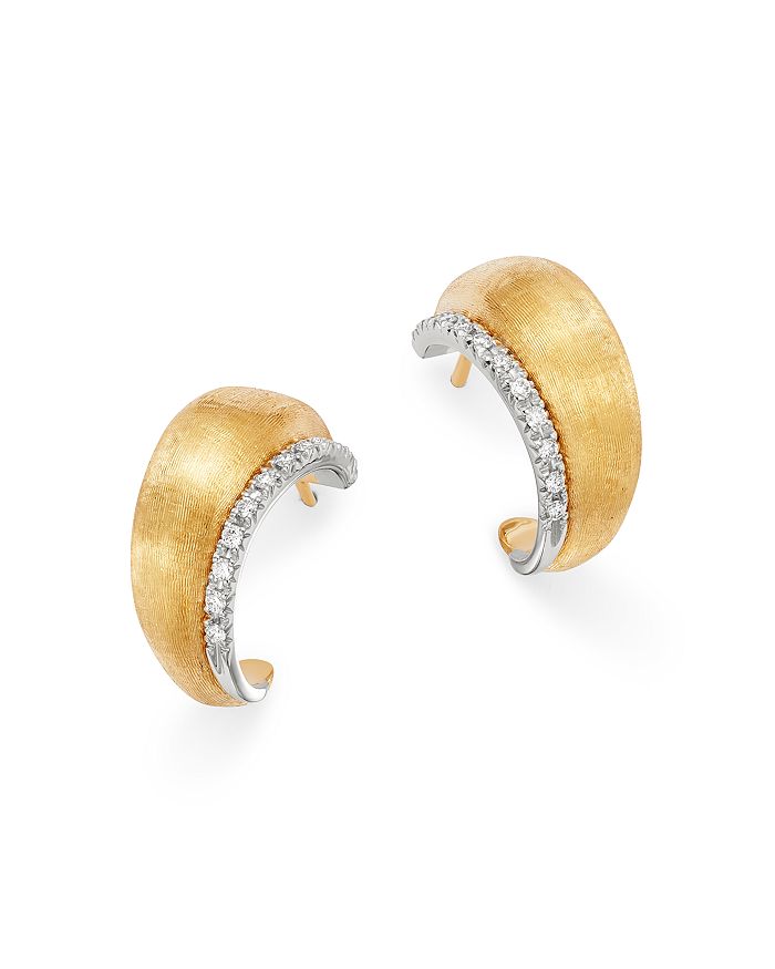 Marco Bicego 18k Yellow Gold Lucia Diamond Hoop Earrings Bloomingdale S
