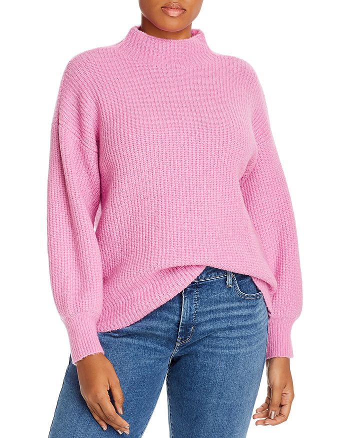 Aqua Curve Mock-neck Sweater - 100% Exclusive In Lavender