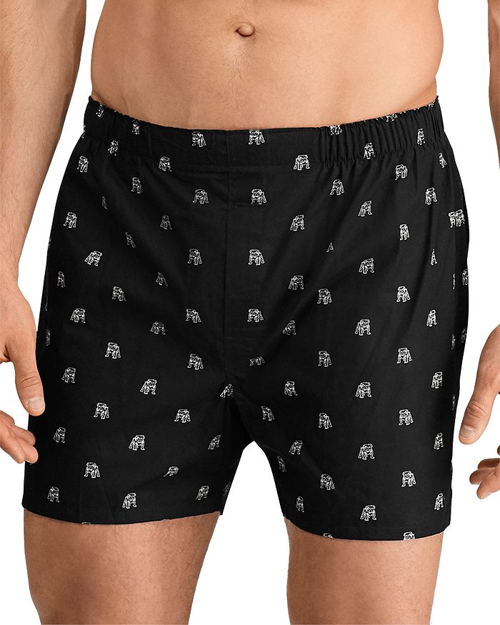 Polo Ralph Lauren Classic Fit Woven Boxers - 3 Pack In Red/black