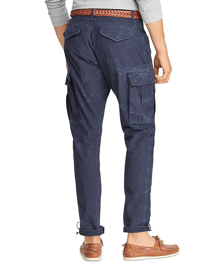 Polo Ralph Lauren Men's Slim Fit Canvas Cotton Cargo Pants In Navy ...