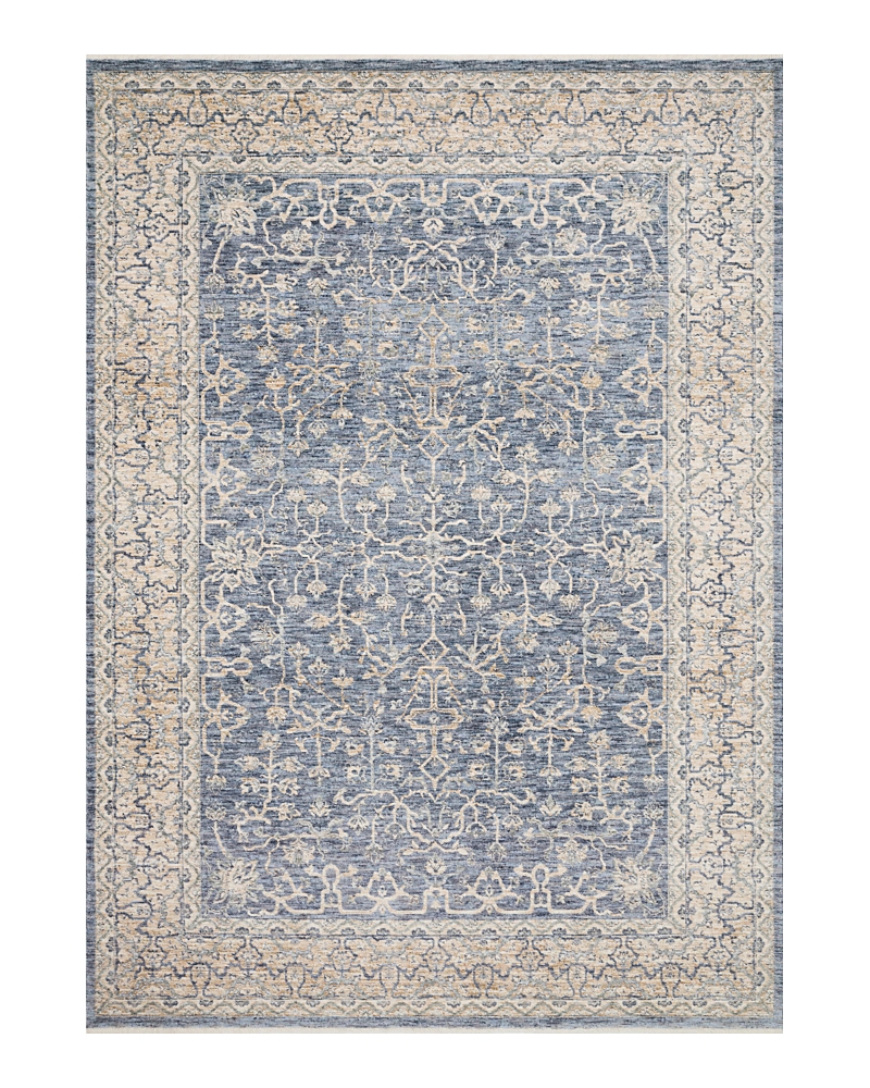 Loloi Pandora Pan-04 Area Rug, 3'9 X 5'9 In Dark Blue/ivory