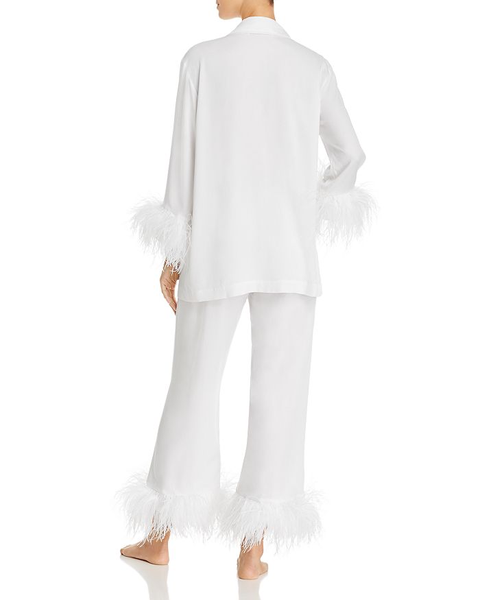 Shop Sleeper Feather Trim Pajama Set - 100% Exclusive In White