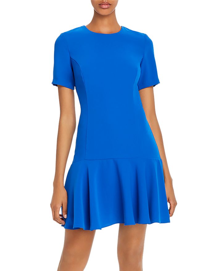 Amanda Uprichard Edina Mini Dress In Royal Blue