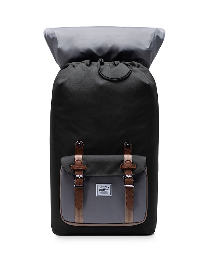 Herschel Supply Co Classic Little America Backpack In Black/pine