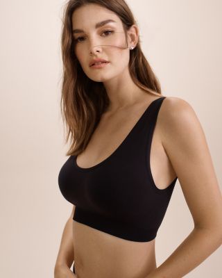 Soft Stretch Wireless Padded V-Neck Bra