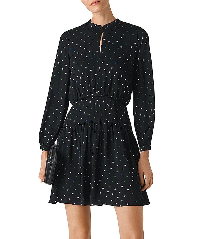 Whistles Millie Star Print Mini Dress Bloomingdale's
