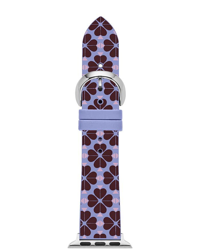 Kate Spade New York Apple Watch Spade Silicone Strap, 38mm & 40mm In Purple/multi
