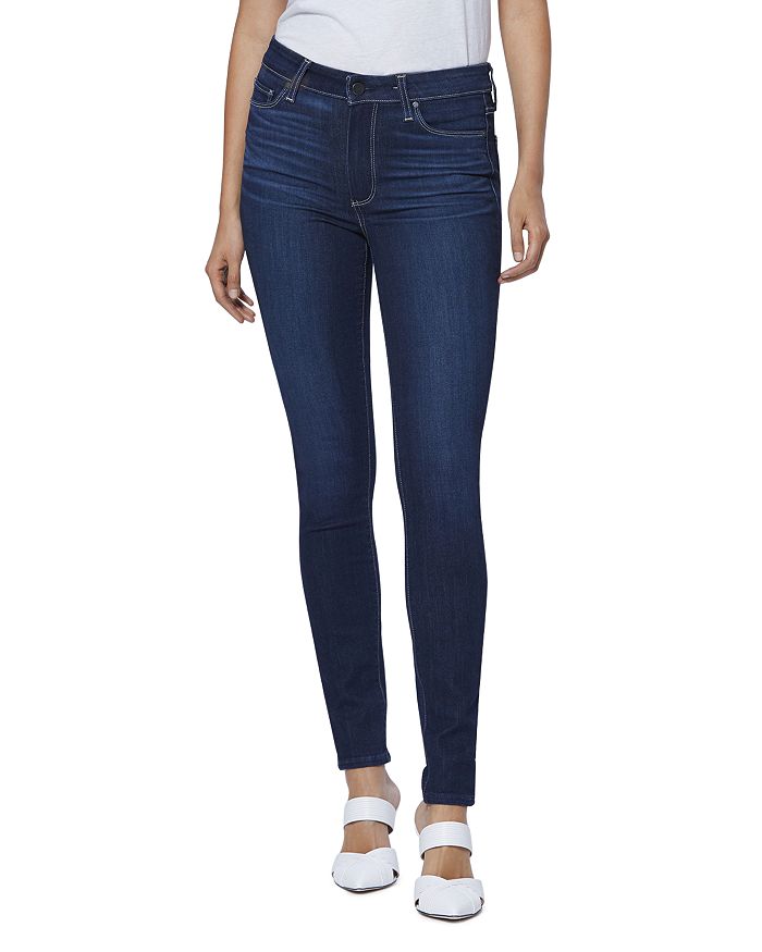 PAIGE Hoxton Ultra-Skinny Jeans in Pinetree | Bloomingdale's