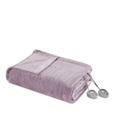 Plush Heated Blanket, Queen