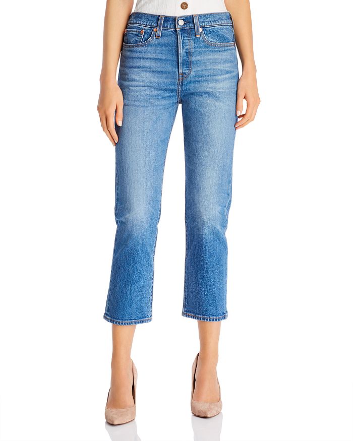 Levi's Wedgie High Rise Straight Jeans in Jive Sound | Bloomingdale's