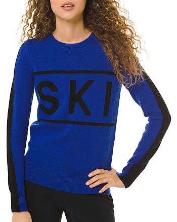 MICHAEL Michael Kors Ski & Logo-Letter Graphic Sweater | Bloomingdale's
