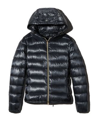 short hooded down jacket