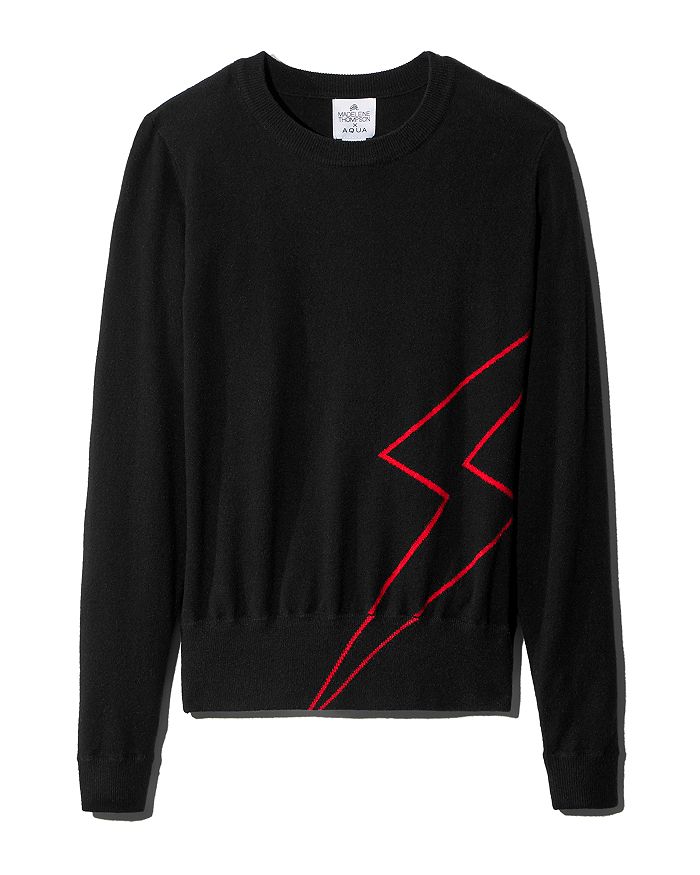 AQUA Lightning Bolt Sweater - 100% Exclusive | Bloomingdale's