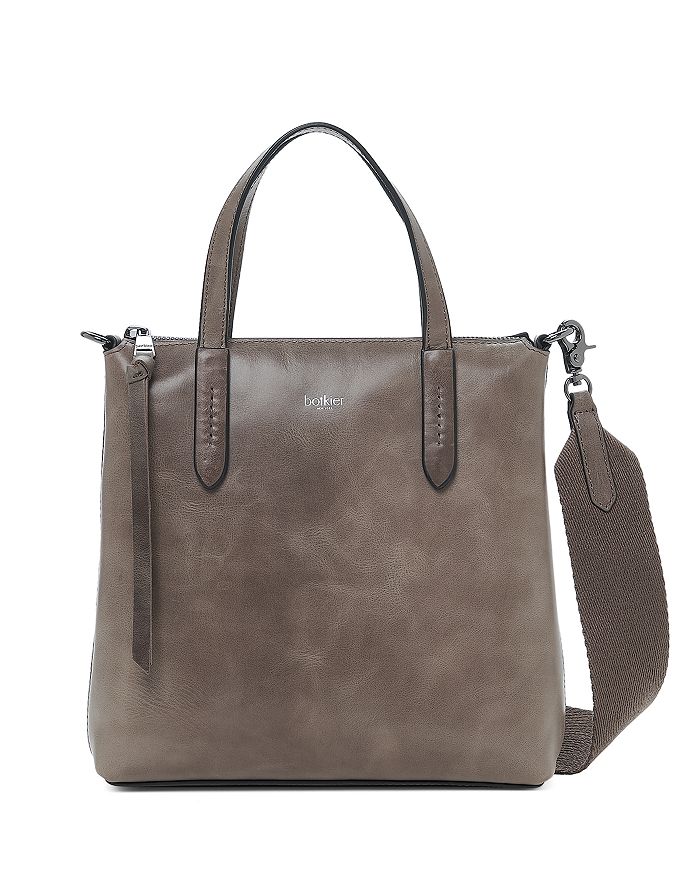 Botkier Highline Leather Satchel Grey In Winter Grey ModeSens