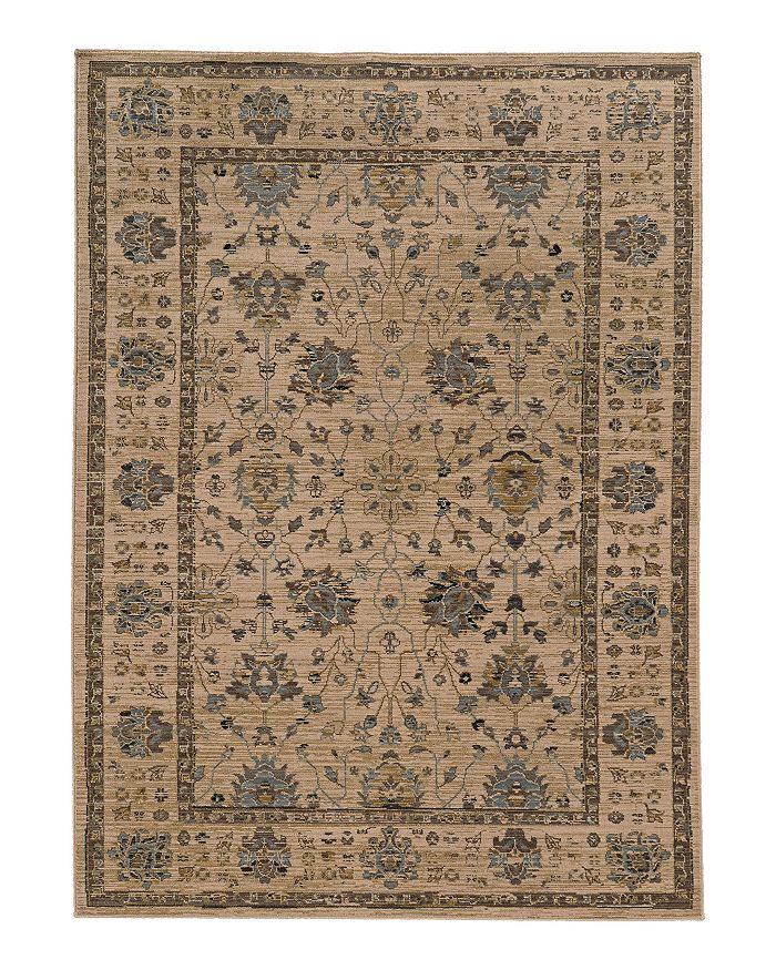 Tommy Bahama Vintage 534w2 Area Rug, 6'7 X 9'6 In Beige