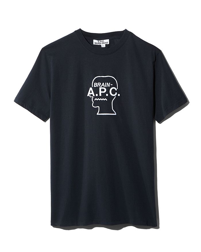 A.P.C. x Brain Dead Spooky Embroidered Logo Tee | Bloomingdale's