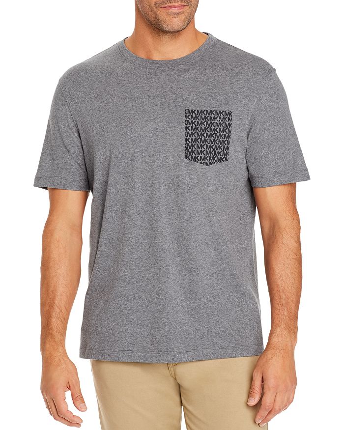 Michael Kors MK Signature Pocket Tee Bloomingdale s