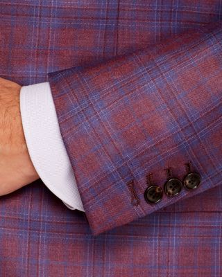 mens plum sport coat