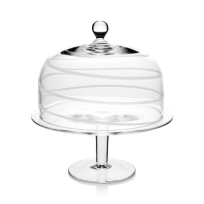 William Yeoward Crystal - Bella Blue Cake Stand & Dome