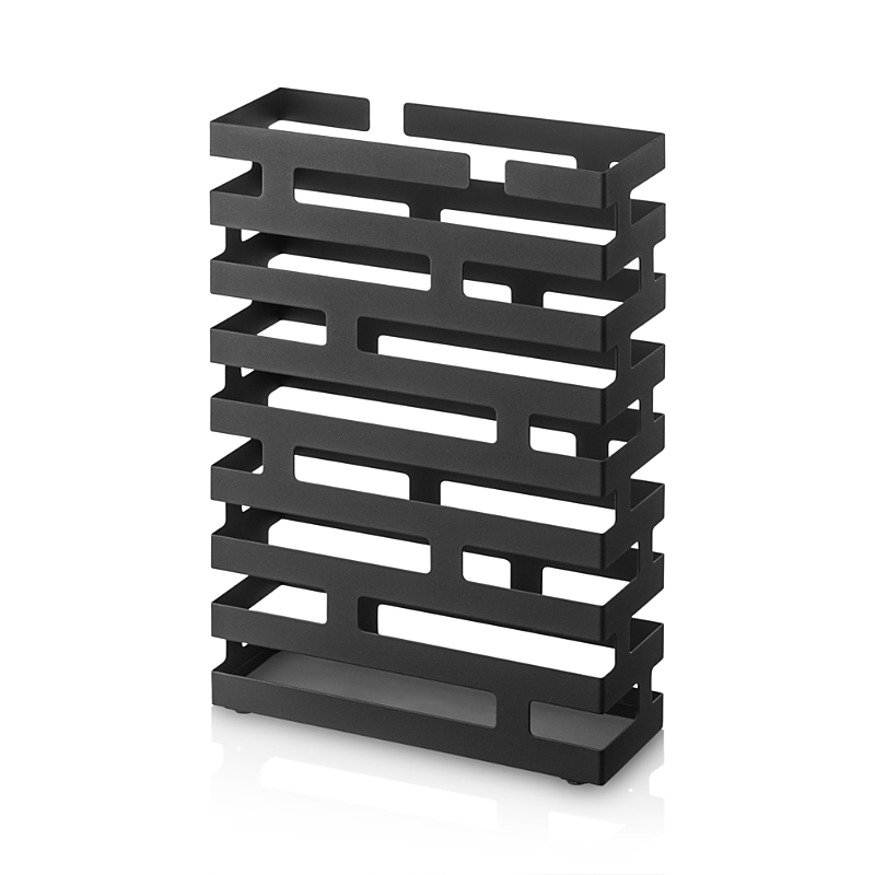 Yamazaki Brick Rectangular Umbrella Stand In Black