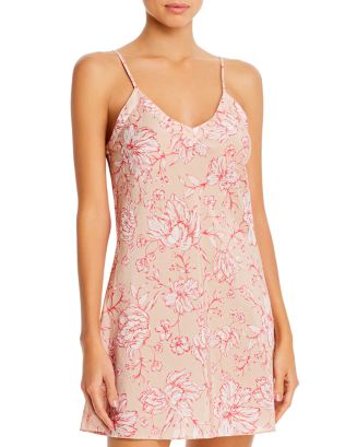 Ginia Lace Silk Chemise Mist