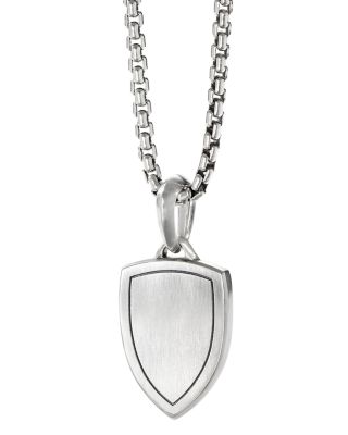 Men&#39;s St. Michael Amulet in Sterling Silver, 26mm 