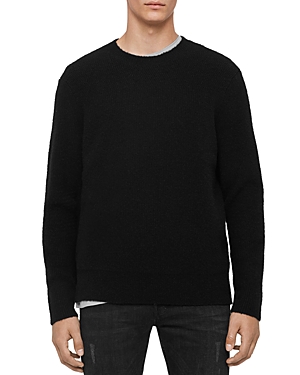 Allsaints Harbour Crewneck Sweater In Black