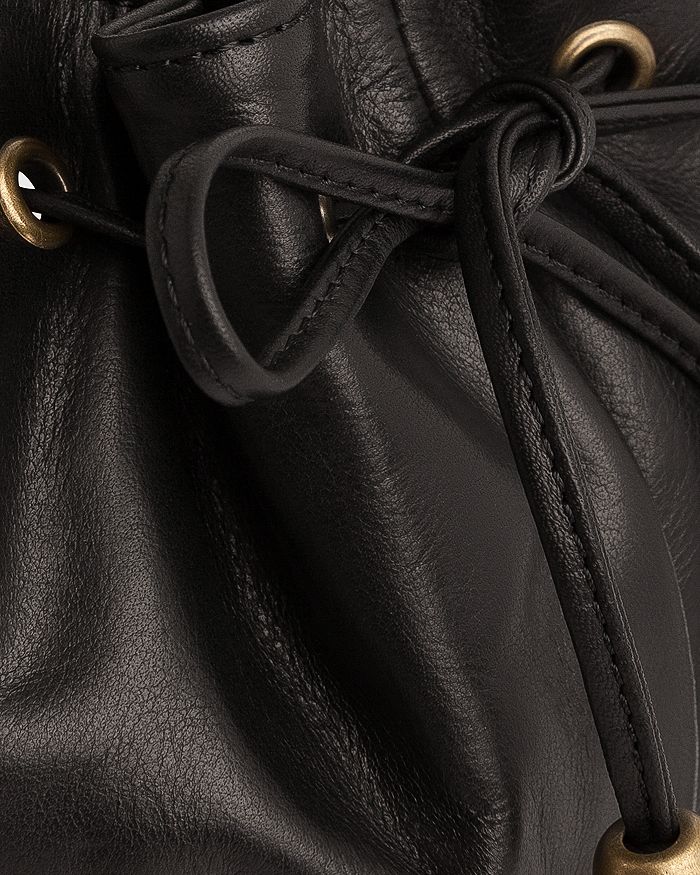 Shop Gerard Darel 24 Leather Handbag In Black