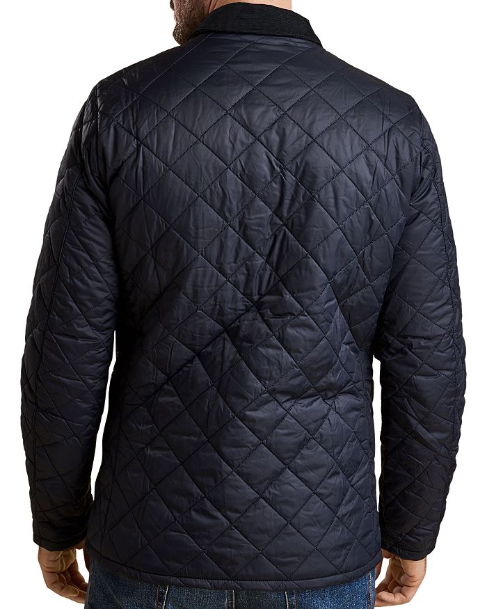 Shop Barbour Heritage Liddesdale Diamond Quilted Jacket In Navy
